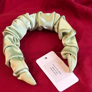 Mint Green Satin Headband